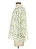 Assorted Brands 100% Polyester Floral Green 3/4 Sleeve Blouse Size XS - photo 5