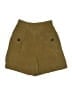 Zara Solid Brown Khaki Shorts Size M - photo 1