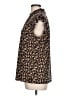 Anne Klein Brown Sleeveless Blouse Size L - photo 5