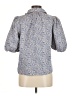 Bishop + Young Blue Short Sleeve Blouse Size M - photo 2