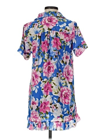 The ZigZag Stripe Short Sleeve Blouse (view 2)