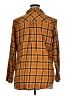 Christopher & Banks Plaid Orange Long Sleeve Button-Down Shirt Size XL - photo 2