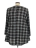 Larace Plaid Black Long Sleeve T-Shirt Size 3X - photo 2
