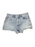 AGOLDE 100% Cotton Blue Denim Shorts Size 27 waist - photo 1