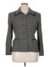 Enigma 100% Wool Houndstooth Gray Wool Blazer Size 14 - photo 1