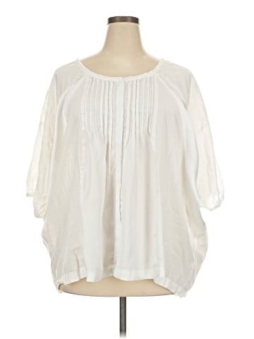 CALVIN KLEIN JEANS 3/4 Sleeve Blouse (view 1)