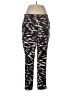 Calvin Klein 100% Polyester Animal Print Black Active Pants Size 12 - photo 1
