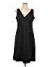 Eddie Bauer Solid Black Cocktail Dress Size L - photo 1