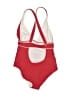 Red Carter Color Block Red One Piece Swimsuit Size S - photo 2
