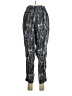 Dylan Gray 100% Silk Print Silver Black Silk Pants Size L - photo 2