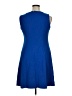 Talbots Solid Blue Casual Dress Size 14 - photo 2