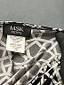 MSK Print Black Casual Dress Size M (petite) - photo 7