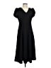 Calvin Klein Solid Black Casual Dress Size 12 - photo 1