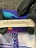 Soft Surroundings Print Blue Casual Pants Size L - photo 7