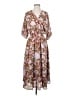Code x Mode 100% Polyester Paisley Brown Casual Dress Size XS - photo 1