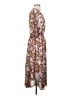 Code x Mode 100% Polyester Paisley Brown Casual Dress Size XS - photo 4