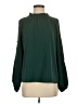 Unbranded 100% Polyester Green Long Sleeve Blouse Size S - photo 1