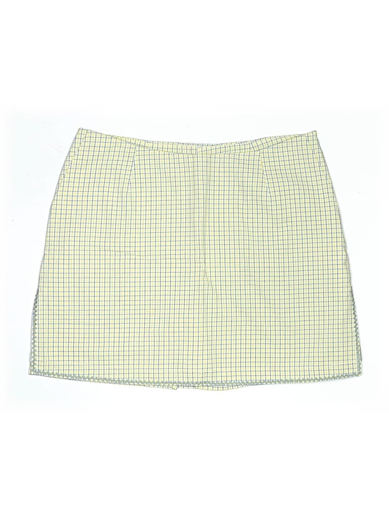 Pre-owned Golftini Casual Skirt In Yellow