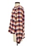 Pilcro Plaid Orange Long Sleeve Blouse Size S - photo 5