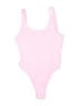 Topshop Solid Pink One Piece Swimsuit Size 6 - photo 1