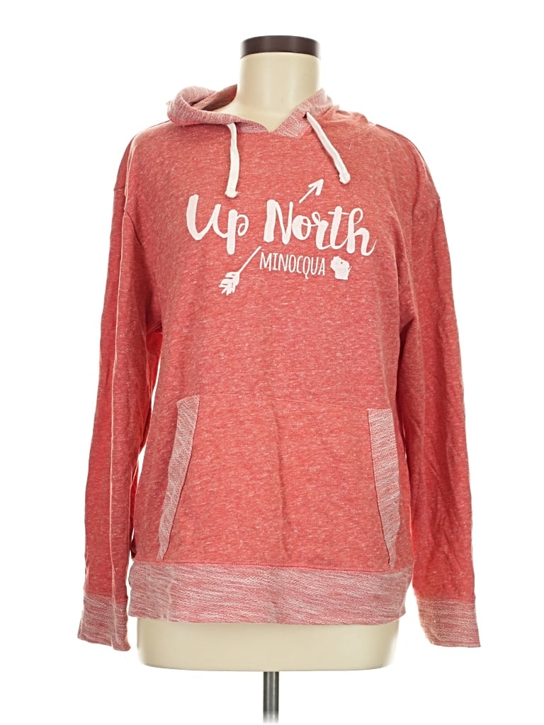 Pre-owned Lat Pullover Hoodie In Red