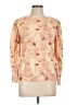 LC Lauren Conrad Polka Dots Orange Tan Pullover Sweater Size L - photo 1