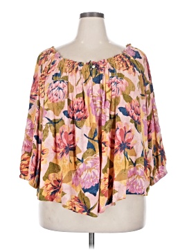 Terra & Sky 3/4 Sleeve Blouse