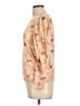 LC Lauren Conrad Polka Dots Orange Tan Pullover Sweater Size L - photo 5