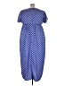 Misslook 100% Polyester Polka Dots Blue Casual Dress Size 3X - photo 2