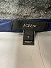 J.Crew 100% Silk Paisley Blue Casual Dress Size 2 - photo 7