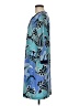 Chico's Paisley Blue Casual Dress Size Med (1) - photo 5