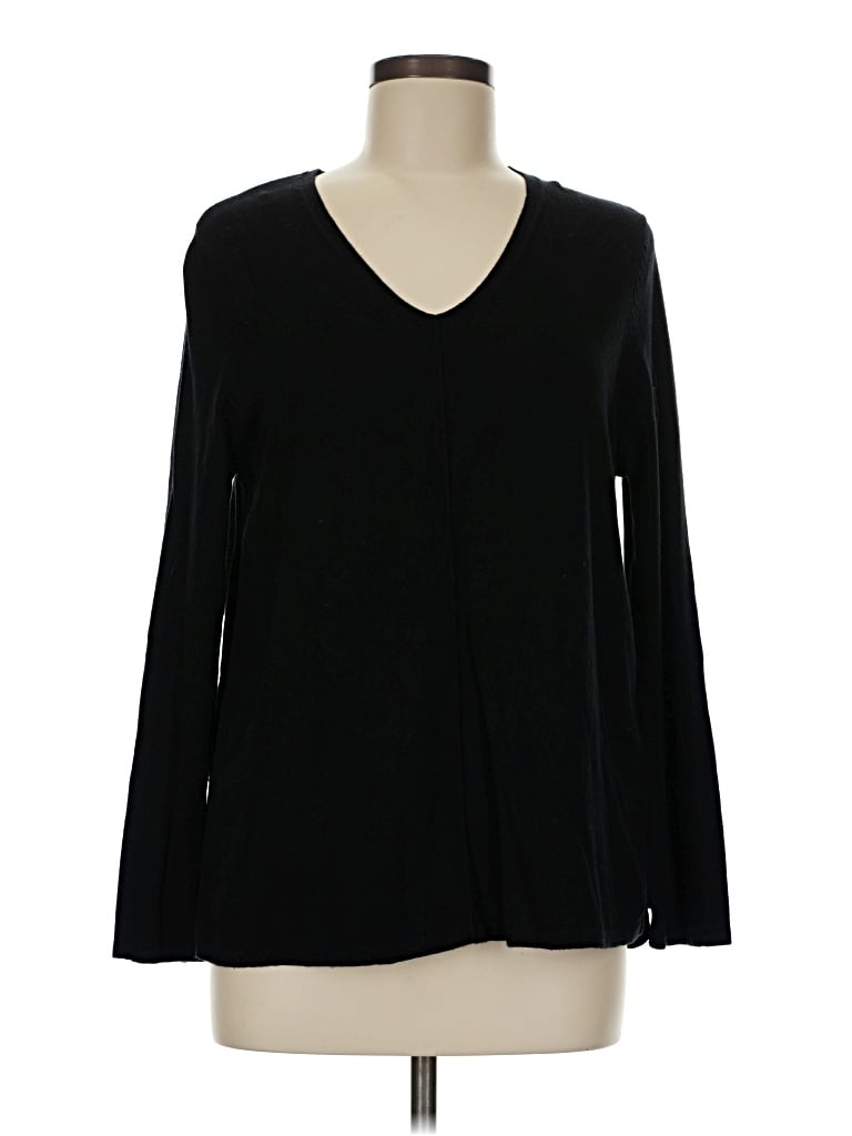 Pre-owned Jjill Cardigan Sweater In Black