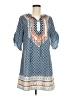 Unbranded 100% Polyester Paisley Blue Casual Dress Size M - photo 1