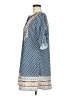 Unbranded 100% Polyester Paisley Blue Casual Dress Size M - photo 5