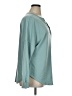Unbranded 100% Polyester Teal Long Sleeve Henley Size XL Plus - photo 4