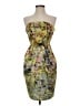 Mcginn Print Green Cocktail Dress Size 0 - photo 1
