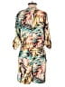 The Limited 100% Polyester Tropical Green Ivory Romper Size XXS (petite) - photo 2