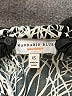 Mandarin Blue Graphic Silver Cocktail Dress Size XS - photo 7