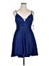 City Studio Blue Cocktail Dress Size 16 - photo 1