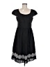 OC by OC Polka Dots Black Casual Dress Size 6 - photo 1