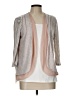 Brixon Ivy Tan Silver Cardigan Size L - photo 1