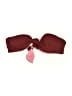 Veronica Beard Hearts Burgundy Swimsuit Top Size M - photo 1