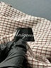 Assorted Brands Houndstooth Brown 3/4 Sleeve Top Size M - photo 7