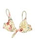 Unbranded Floral Yellow Swimsuit Top Size M (estimated) - photo 1