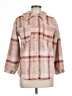Assorted Brands 100% Polyester Plaid Ivory Coat Size L - photo 1