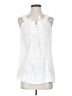Solitaire White Sleeveless Blouse Size S - photo 1