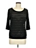 ONLY HEARTS Black 3/4 Sleeve T-Shirt Size M - photo 1