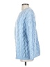 blue 84 100% Polyester Blue Pullover Sweater Size S - photo 5
