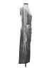 Future Collective Metallic Silver Cocktail Dress Size S - photo 4