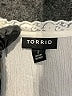 Torrid 100% Rayon White 3/4 Sleeve Blouse Size 2X Plus (2) - photo 7